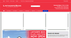 Desktop Screenshot of linthorpebeds.co.uk